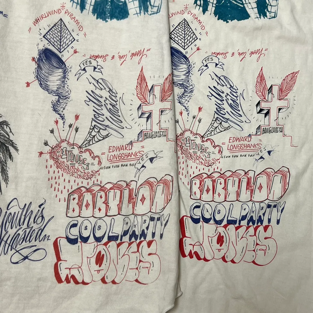 Super heavy industry started operation in February and took 3 months to develop SAINT Mxxxxxx × BORNXRAISED BR_LS TEE/LA/WHT Latest joint model LA diamond all-over long sleeves off-white S-XL Super heavy industry started operation in February and lasted three months Super complex 36 sets of screens Outlined pictures and pictures to doubt life Super perfect reproduction of printing Genuine Czech diamond Pressure-free reproduction